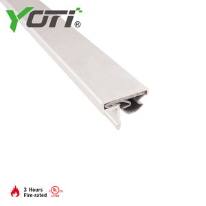 YDW217 sello inferior de Puerta de diseño moderno junta de <span class=keywords><strong>burlete</strong></span> de <span class=keywords><strong>aluminio</strong></span> anodizado transparente accesorios de <span class=keywords><strong>ventana</strong></span> perimetral de <span class=keywords><strong>goma</strong></span> para puerta - Product Image 1