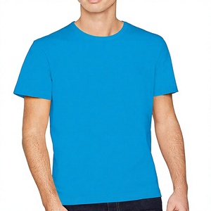 Último diseño de calidad superior 100% Camiseta de algodón para hombres OEM Precio barato al por mayor Camiseta de color sólido liso para hombres - Product Image 1