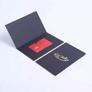 Tarjetero de hotel personalizado al por <span class=keywords><strong>mayor</strong></span>, fundas magnéticas para tarjetas/sobres, caja de cartón con impresión Offset - Product Image 5