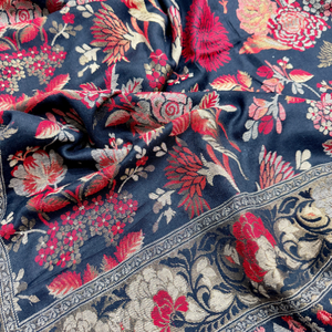 Premium Jamawar Jacquard <b>Shawl</b> Geometric Custom Design Soft Durable Woven Elegant Fashion Daily Wear OEM ODM Export Quality - Product Image 4