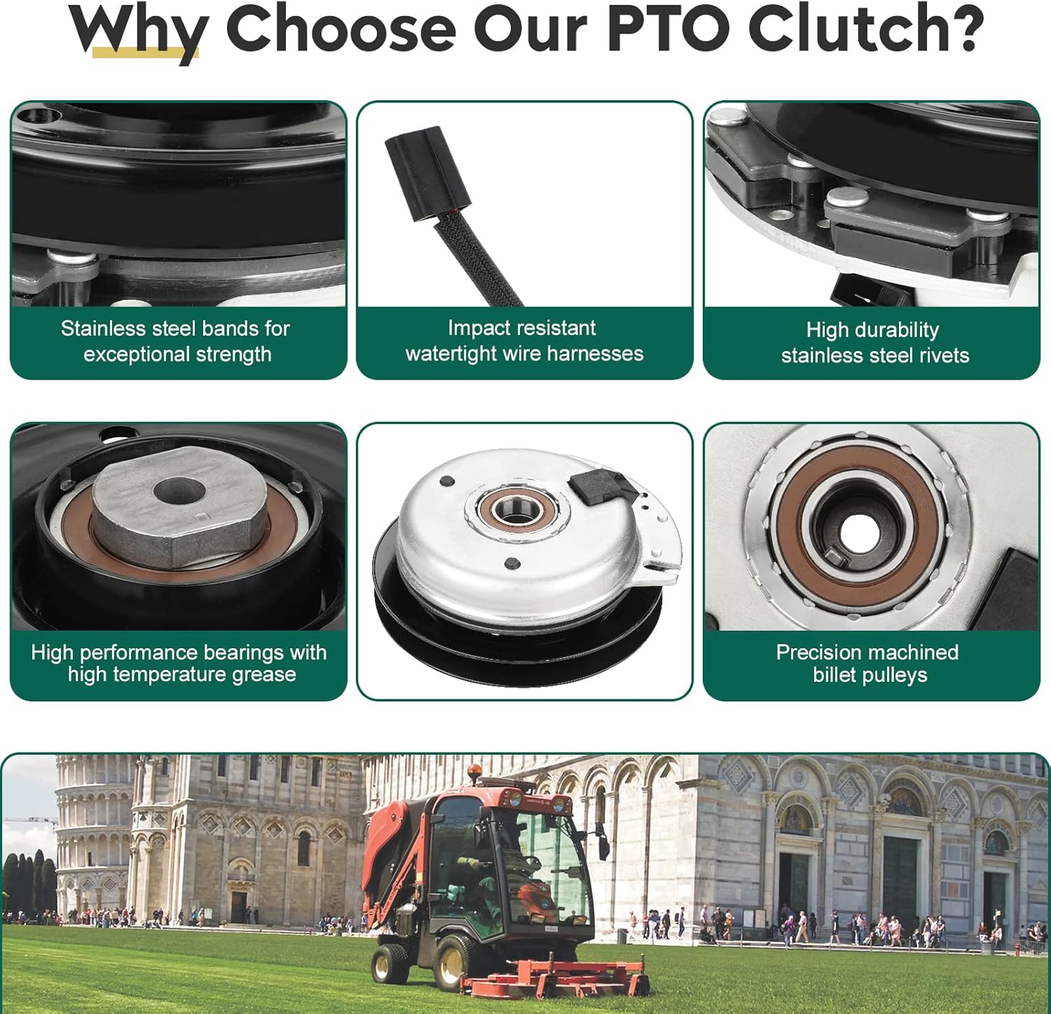 Lawn Mower PTO Clutch 104-3624 109-7035 Fits for 2006 2007