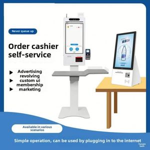 Tất cả-trong-một cửa hàng tiện lợi Máy POS siêu thị tự phục vụ thông minh tự động tiền mặt đăng ký mặt-swiping thanh toán - Product Image 3