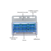 Nouveau produit meilleure vente étanche mettre en évidence le pneu camion léger universel 12v 24v LED feux d'avertissement de voiture