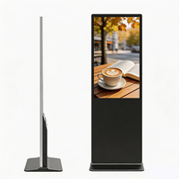 Kiosco con Pantalla Táctil LCD de 55 Pulgadas, Android/Windows, Reproductor de Publicidad, Ultra Delgado, para Interiores, Señalización Digital