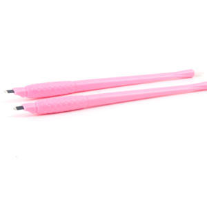 <span class=keywords><strong>Penna</strong></span> manuale Semi permanente del tatuaggio degli strumenti manuali della <span class=keywords><strong>penna</strong></span> di <span class=keywords><strong>Microblading</strong></span> del sopracciglio eliminabile rosa dell'oem con Microblade 18U - Product Image 2