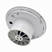 Ventilateur extracteur 12V SELV à obturateur temporisé, silencieux, pour camping-car, caravane, yacht, marine, salle de bain, ventilateur rond de 100 mm