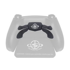 Pagaie arrière de la <span class=keywords><strong>manette</strong></span> douce au toucher avec logo personnalisé Paddle Base Cover DIY Paddle pour <span class=keywords><strong>PS5</strong></span> - Product Image 1
