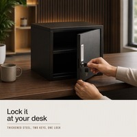 Lemari Arsip Bawah Meja Baja Tahan Api Modern yang Dapat Dikunci, Organizer Kantor untuk Dokumen dan Perlengkapan