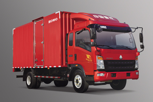 السعر المنخفض واحدة تستخدم HOWO العلامة التجارية 4X2 6TON 4TON 5TON فان BOX CARGO شاحنة - Product Image 4