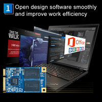 SSD M-SATA Kston 512GB Kustom Grosir untuk Laptop, Desktop & Server - Kecepatan Baca 500-560MB/s / Kecepatan Tulis 480-520MB/s, Garansi 3 Tahun