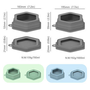 थोक प्रीमियम व्यक्तिगत सिलिकॉन पालतू सिलिकॉन धीमी फीडर कटोरे पोर्टेबल फोल्डेबल सिलिकॉन धीमी फीडर कटोरे - Product Image 2