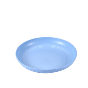 Plato Redondo de Paja de Trigo de 56, 7 y 8 Pulgadas, Apto para Microondas, Resistente a Caídas, Estilo Japonés Simple, Color Sólido, Vajilla para el Hogar - Product Image 2