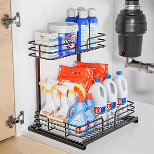 Nouvelle mode étagère à épices coulissante armoires de cuisine <span class=keywords><strong>panier</strong></span> accessoires organisateur tiroirs d'angle étagère - Product Image 6