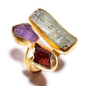 พลอยสีเงินสเตอร์ลิงสีเงิน925ไคยาไนต์สีฟ้าแหวนพลอยซิทรินสำหรับส่งออกเครื่องประดับเงินทำมือเครื่องประดับชั้นดี - Product Image 6