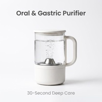 Gobelet en plastique à l'ozone pour le nettoyage des prothèses dentaires et des appareils de rétention, soin buccal portable avec eau enrichie en oxygène