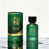 Parfum minimaliste pour homme, vaporisateur pour le corps, flacon de parfum en verre, 30 ml, 50 ml, 100 ml, flacon de parfum vide personnalisé avec boîte