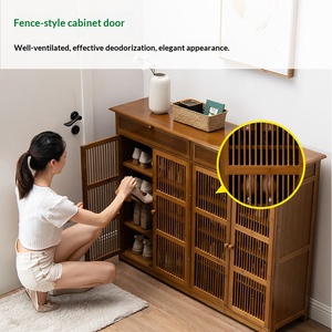 <span class=keywords><strong>Meuble</strong></span> à chaussures moderne en bambou, de luxe léger, haut de gamme, pour chambre et <span class=keywords><strong>entrée</strong></span>, rangement vertical multicouche, mobilier de maison - Product Image 3