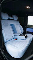 Housses de siège de voiture personnalisées imperméables, ensemble complet, housses de siège en cuir de luxe ventilées pour voiture Mercedes GLC 2015-2020