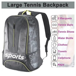 Fabrication sac de sport étanche pour gym 2 sac de transport de raquettes de grande capacité sac de tennis sac à dos avec compartiment à chaussures - Product Image 5