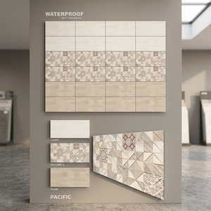 Carreaux muraux en céramique gris mat 30x60cm 300x600mm 12x24 pour salle de bain, cuisine et extérieur, antibactériens - Product Image 6