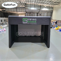 Tente de simulateur de golf gonflable en PVC de haute qualité personnalisée tente de jeu portable adaptée à l'intérieur ou à l'extérieur