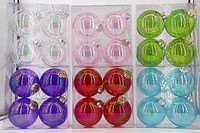 100mm boule en plastique Transparent ornement d'arbre de noël ornement en plastique souple boule pour animaux de compagnie 6cm/8cm/10cm