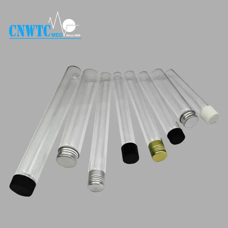 Lab Clear Quartz 15*100ミリメートルScrew Cap Glass Test Tube