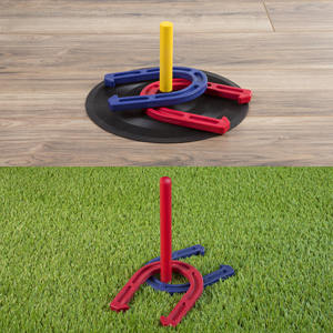 Juego de herraduras de goma deportivas Juego de herraduras de goma clásicas para interiores al aire libre Parques de <span class=keywords><strong>playa</strong></span> Picnics Juego de patio trasero - Product Image 6