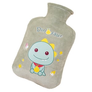 New cartoon-style hot water bottle with hot and cold compress function, plush size, cute office hand warmer, wholesale. - Product Image 1