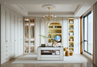 Armoire modulaire en bois gris et blanc Lesso Home Design, moderne, pour chambre à coucher, salon, salle à manger, appartement - Meubles assemblés