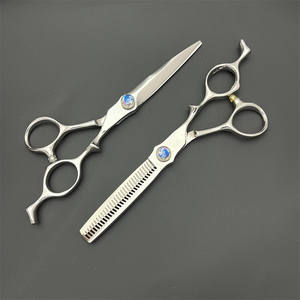 Ciseaux de coiffure professionnels 62 mm en acier inoxydable 440C pour droitiers, ciseaux à effiler pour salon de beauté - Product Image 3