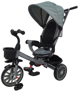Vente flash : <span class=keywords><strong>Tricycle</strong></span> pour enfants multifonctionnel, réglable à 360 degrés, 3 roues, sécurité, avec auvent, 4 en 1 - Product Image 3