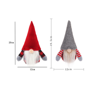 YW-353 <span class=keywords><strong>Scandinave</strong></span> Père Noël Ornements Décorations Suspendues de Noël Gnome Tomtees Peluche - Product Image 6