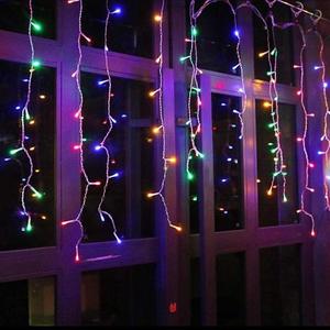 Guirlande <span class=keywords><strong>lumineuse</strong></span> LED pour <span class=keywords><strong>fenêtre</strong></span>, rideau lumineux de <span class=keywords><strong>Noël</strong></span>, IP65, pour mariage, fête, maison, jardin, extérieur, intérieur, décorations murales - Product Image 6