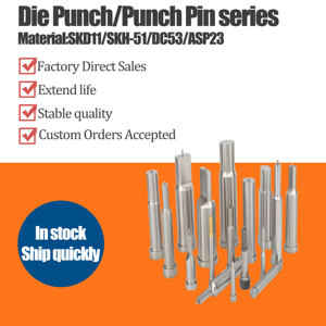 Punzón de acero de tungsteno tipo T de alta resistencia Punzón estilo T Chapado en Ti de precisión para estampado de metal y corte de chapa - Product Image 2