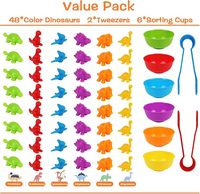 Jouets éducatifs pour enfants d'âge préscolaire, activités d'apprentissage, jeu de correspondance des couleurs et des animaux, jeu de comptage sensoriel pour bébés, jouets éducatifs Montessori