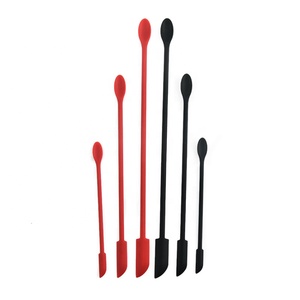 Nuevo Juego de Mini Espátulas de Silicona Creativas con Mango Largo, Espátula <span class=keywords><strong>para</strong></span> Botellas de Cosméticos, Espátula de Doble Cabeza <span class=keywords><strong>para</strong></span> Mermelada - Product Image 2