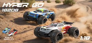 Camion tout-terrain RC Monster MJX Hyper Go 18208 à grande vitesse, échelle 1:18, 4 canaux, métal, télécommande 2.4G, jouet pour enfant - Product Image 3