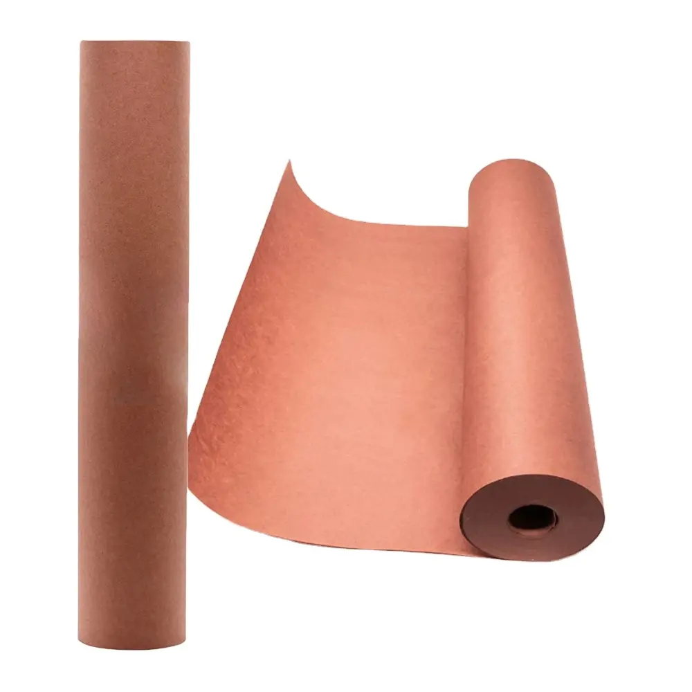 Wholesale Food Grade Roll/Sheet Wrapping Meats Food Pink/Peach Wrapping Paper waterproof Greaseproof Jumbo Kraft Butcher Paper