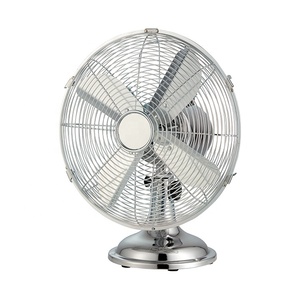 3 tipo 30w 10 pulgadas de <span class=keywords><strong>hojas</strong></span> de <span class=keywords><strong>malla</strong></span> de <span class=keywords><strong>sombra</strong></span> ajustable de metal eléctrico de mesa vintage ventilador de refrigeración - Product Image 2