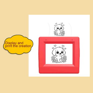 Imprimante thermique portable Q15 AI Mini avec écran de 2,8 pouces, commande vocale, impression instantanée pour l'éducation et les jouets pour enfants - Product Image 5