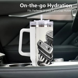 Large Capacity <b>Hot</b> <b>Cold</b> Cup Tumbler Stainless Steel Tumbler 40oz Vacuum Insulated Custom Drinkware Outdoor Travel - Product Image 1