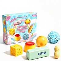 Ensemble de jouets anti-stress en boîte : Cacahuète, Fromage, Beurre, Pudding, Pomme de terre, Bonbons – Articles sensoriels Fidget