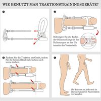 Mivoo ML420 Kit d'extension et d'agrandissement du pénis – Dispositif d'exercice pour homme – Jouet sexuel masculin 100 % étanche en plastique écologique sans latex