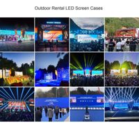 Écran LED extérieur Vishow5.0 P3.91 à louer, taux de rafraîchissement élevé, panneau mural vidéo LED à raccordement sans soudure pour scène, concert, événement, spectacle