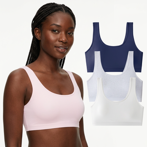 Women's High Sports <b>Bra</b> Breathable Comfortable Four-Way <b>Stretch</b> Front Logo High Support Running Fitness Casual Yoga <b>Bra</b> - Product Image 3