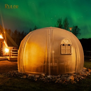 Tente bulle transparente en polycarbonate pour l'extérieur, jardin, hiver, prix d'usine, tente à crampons, tente igloo, tente dôme - Product Image 1