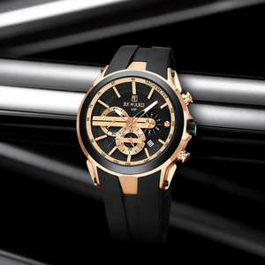Relojes para Hombre REWARD, Reloj Deportivo de Silicona con Cronógrafo Luminoso, Resistente al Agua, Reloj de Lujo para Hombre, Relogio Masculino - Product Image 1