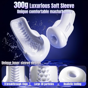 Juguetes Sexuales para Hombres, <span class=keywords><strong>Masturbador</strong></span> <span class=keywords><strong>Masculino</strong></span> - Juguete Sexual Eléctrico para Adultos con 6 Modos de Empuje y 3 de Succión, Copa de Masturbación Automática - Product Image 4