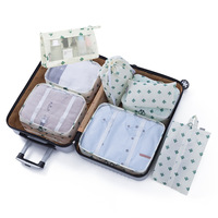 Cubes d'emballage de bagages imperméables personnalisés sacs d'organisation de voyage souples ensemble de 8 pièces pliables légers cubes d'emballage de voyage de stockage